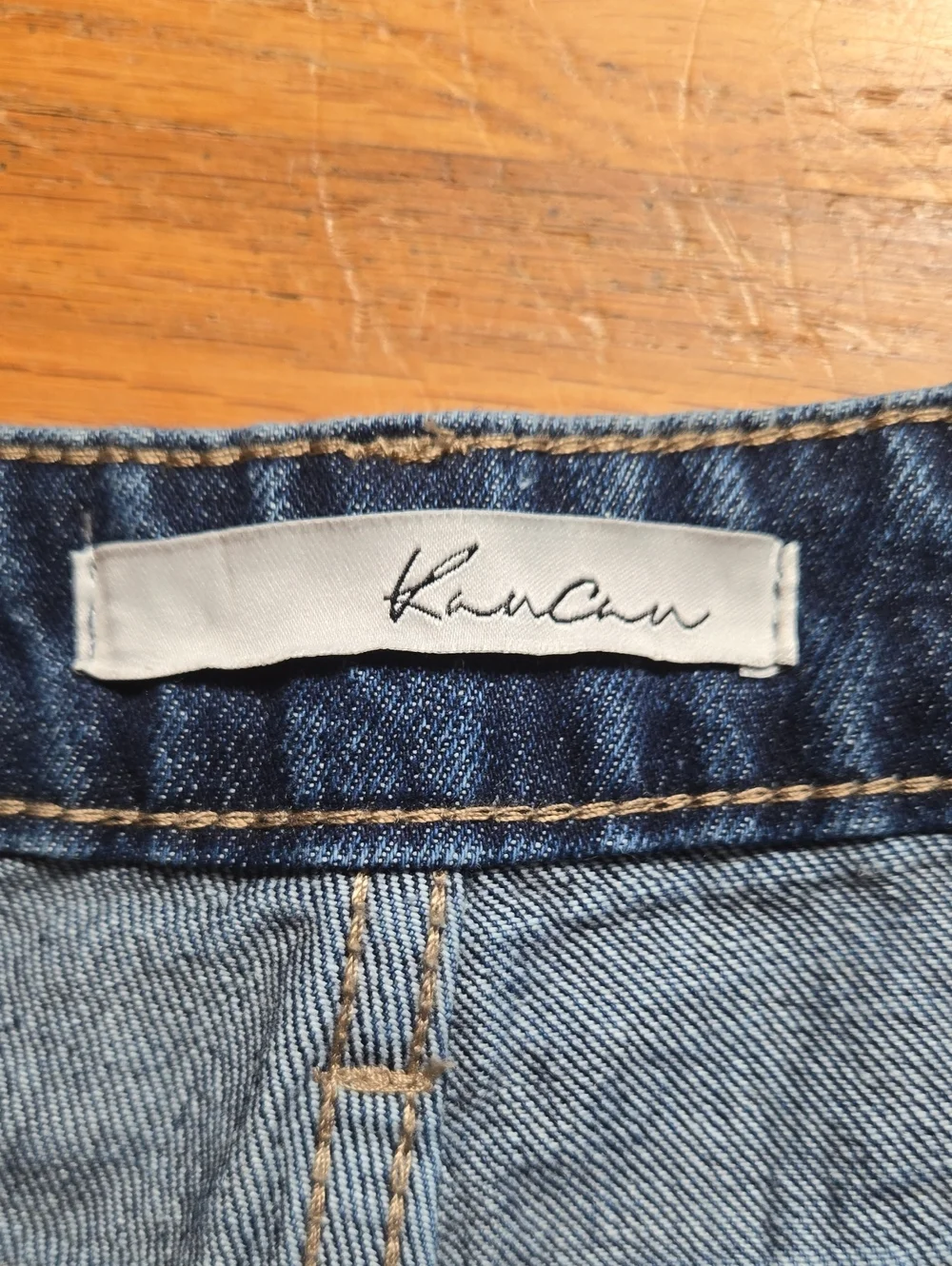 BN KanCan Glora high-rise distressed denim shorts